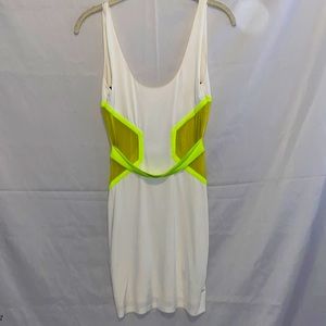 Amazing BEBE neon bodycon dress!